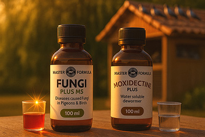 Fungi-Plus MS & Moxidect Plus – Essential Health Care for Pigeons & Birds Fungi-Plus MS & Moxidect Plus – Essential Health Care for Pigeons & Birds