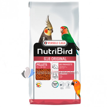 Versele Laga NutriBird G18 Original, 10Kg (breeding food for large parakeets - monocolor)