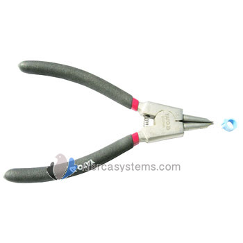 Pigeon supplies and accessories: Pliers for easy-opening of rings (straight)