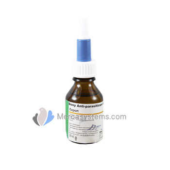Pigeons Produts and Supplies: Bony Anti-Parasiticum Forte 20 ml, (Extra Strong treatment against external parasites). For pigeons