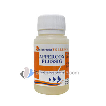 Tollisan Appercox Flussing 50ml, (coccidiosis in pigeons and birds)