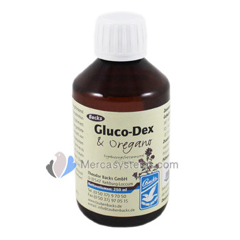 Backs Gluco-Dex + Oregano 250ml (water soluble)