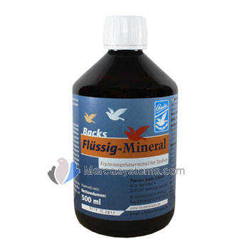 Pigeons products and medicines: Backs Flussing Minerals 500ml, (Liquid minerals and trace elements)