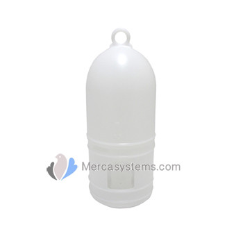 Pigeons supplies: Fountain Drinker 5L with Lifting Handle. White