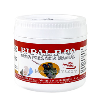 Bipal P-20 200 gr, (pasta for hand rearing chicks). For lovebirds and other birds