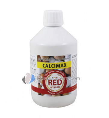 The Red Animals Calcimax 500 ml (Calcium, Magnesium and Vitamins AD3E) For Pigeons & Birds