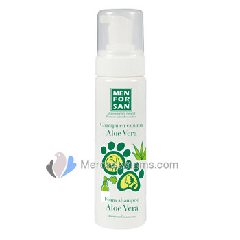 Men For San Foam Shampoo with Aloe Vera 200ml. Cats and Dogs
