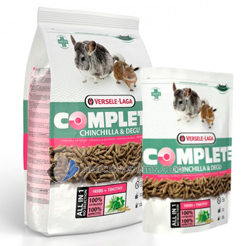 Versele-Laga Chinchilla & Degu Complete 500gr (complete and tasty feed) For Chinchillas and Degús