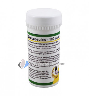 DGK Geelcapsules 100 capsules, (Strong Treatment against trichomoniasis and hexamitiasis)