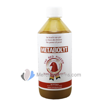 Racing Pigeons Store: The Red Pigeon Metabolyt 500 ml, (a compound of yeast culture and yeast cell walls)