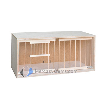 Strong Plywood Nest Box, With wooden bars. For Pigeons 