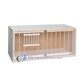 Standard Nest Box, made from strong chipboard, with aluminum bars