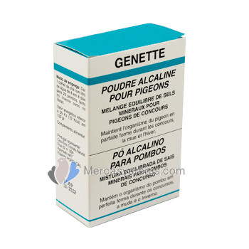 Genette Alkaline Powder 200gr (balanced blend of mineral salts) for Racing Pigeon