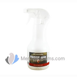 The Red Pigeon Poustop Spray, (spectacular product, 100% natural, against fleas and lice.).
