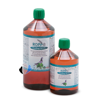 Pigeons Produts and Supplies: Ropa-B Feeding Oil 2% 500ml, (Keep your pigeons bacterial and fungal-free in a natural way)