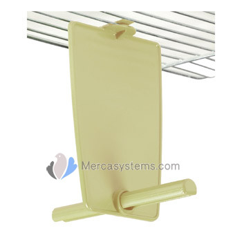 STA Perch Vertical Rada, with dividing wall and upper hook (colour beige)