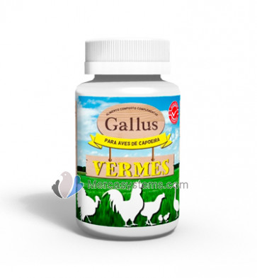 Gallus Vermes 250 gr (100% natural that eliminates most intestinal parasites). For poultry