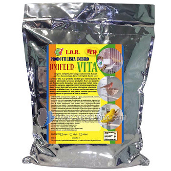 LOR Unifeed Vita 2kg, (Compound feed for granivorous small-sized birds)