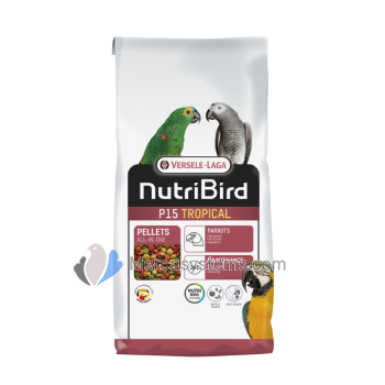 NutriBird P15 Tropical 1kg, (balanced complete maintenance food for parrots)