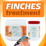 Preventive treatment against cochlosomosis (Bengalese finches disease) and campylobacter