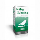Avizoon Natur Spirulina 50gr, (Rich in beta-carotene, it enhances the natural color of the feathers). 