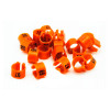 NUMBERED Plastic pigeon rings (8x8mm) (clip on type). Bag of 50 rings
